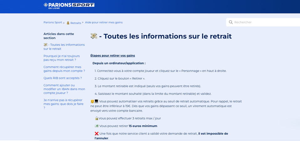 Parions sport